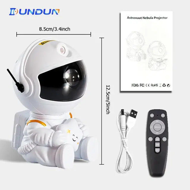 Galaxy Star Projector LED Night Light Austronaut