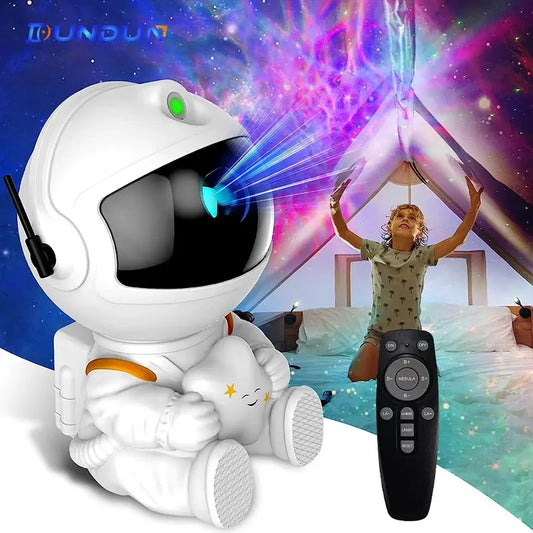 Galaxy Star Projector LED Night Light Austronaut